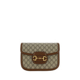 Gucci Beige Cotton Handbag - AW26 25x17cm - Front view