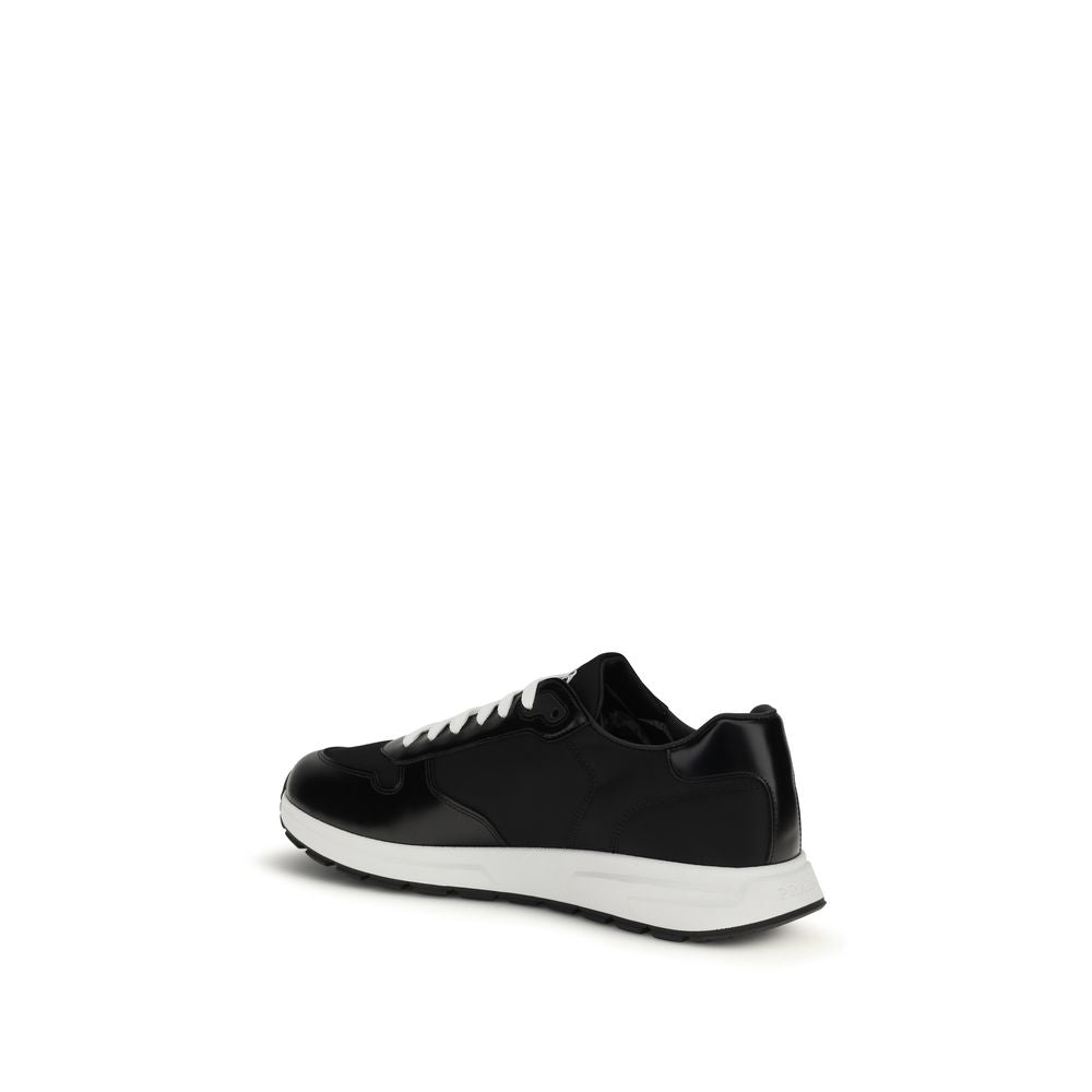 Prada Black Recycled Polyamide Athletic Sneakers - AW26 (Ref. PR2EE443FG0003LF5F0632) - Back view