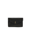Saint Laurent Black Lamb Shoulder Bag - SS26 35×22cm - Front view