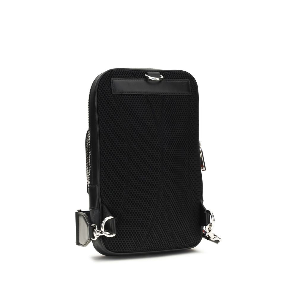 Gucci Black Polyurethane Shoulder Bag - Back view