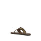 Prada Brown Calf Leather Flat Sandals - SS26 (Ref. PR1Y389OF005008F0324) - Back view