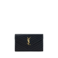 Saint Laurent Black Calf Leather Shoulder Bag - AW26 22.5x14cm - Front view