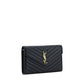 Saint Laurent Black Calf Leather Shoulder Bag - AW26 22.5x14cm - Side view