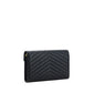 Saint Laurent Black Calf Leather Shoulder Bag - AW26 22.5x14cm - Back view