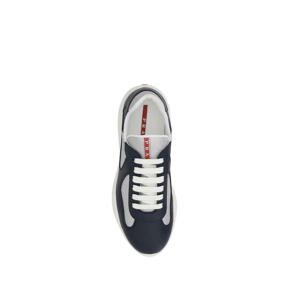 Prada Blue Polyamide Athletic Sneakers - Detail view