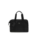 Prada Black Recycled Polyamide Luggage And Travel - AW26 44.5x40cm - Front view