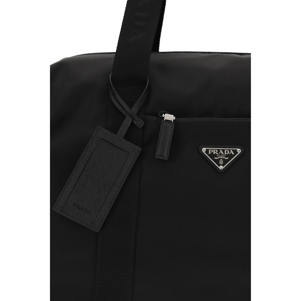 Prada Black Recycled Polyamide Luggage And Travel - AW26 44.5x40cm - Detail view