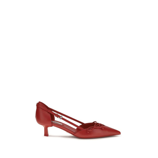 Prada Multicolor Goatskin High Heel Pumps - Front view