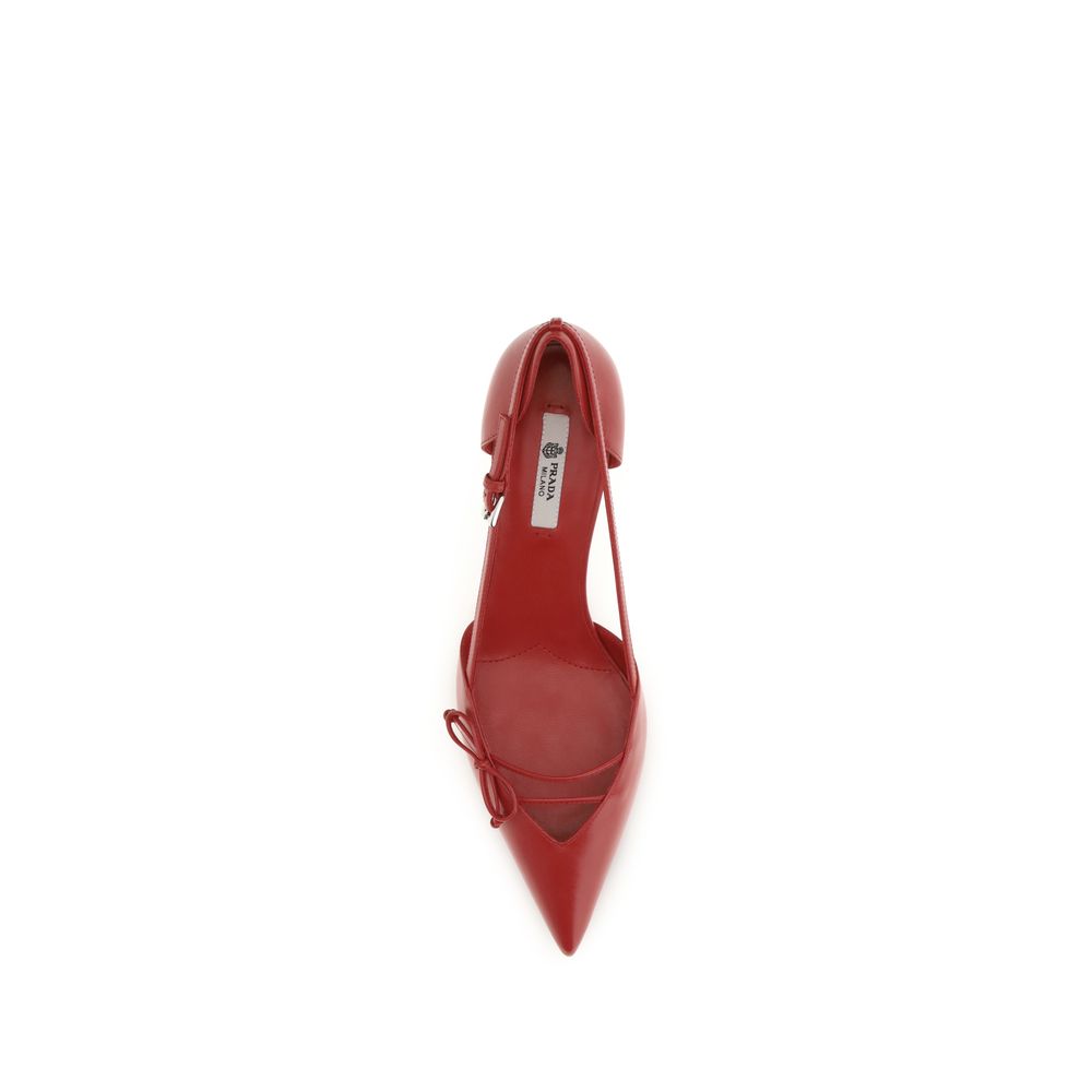 Prada Multicolor Goatskin High Heel Pumps - Detail view