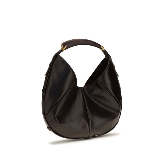 Saint Laurent Brown Calf Leather Shoulder Bag - SS26 33x40cm