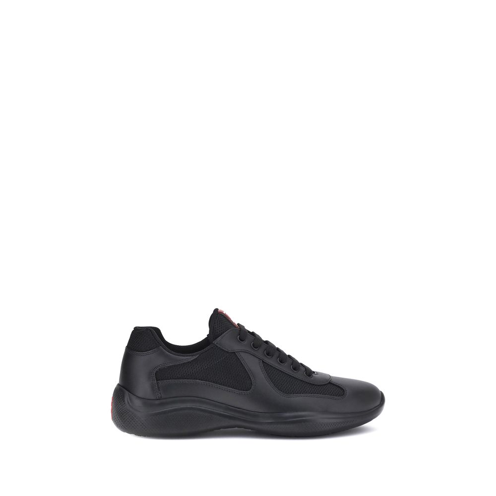 Prada Black Polyamide Sneakers - Front view