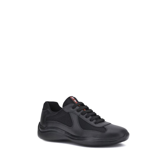 Prada Black Polyamide Sneakers - Side view