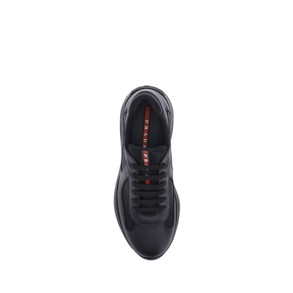 Prada Black Polyamide Sneakers - Detail view