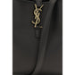 Saint Laurent Black Calf Leather Backet Bag - Detail view