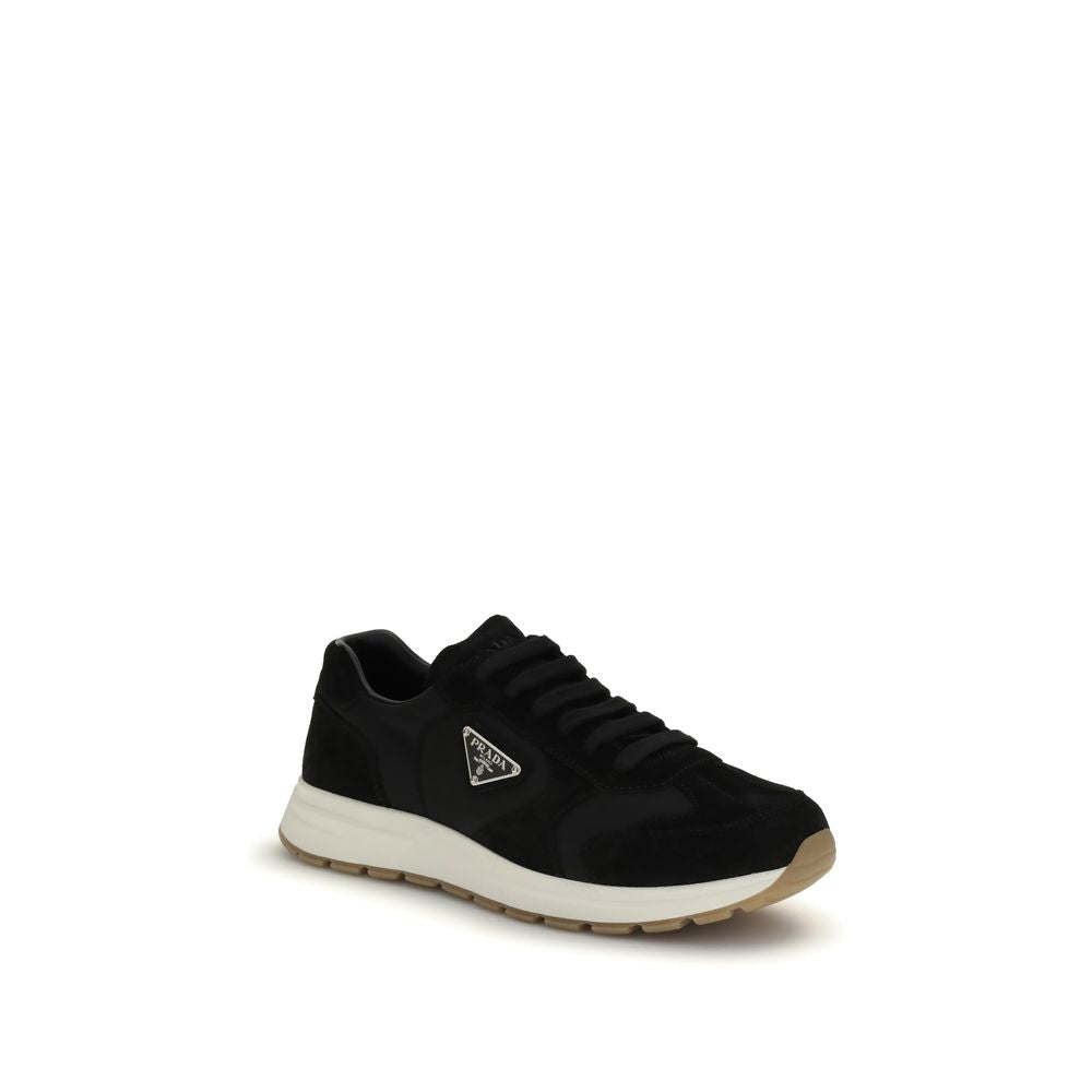 Prada Black Recycled Polyamide Athletic Sneakers - AW26 (Ref. PR2EE455FG000D7RF0632) - Side view