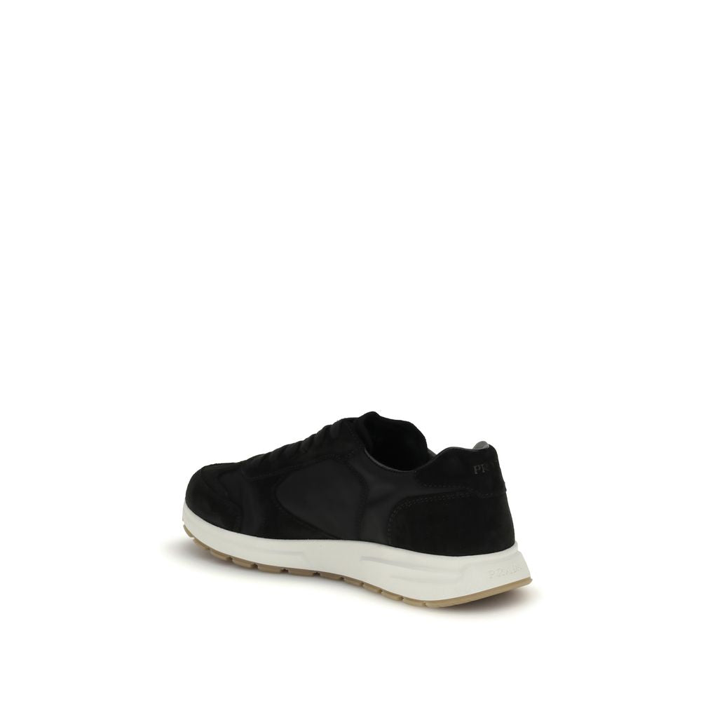 Prada Black Recycled Polyamide Athletic Sneakers - AW26 (Ref. PR2EE455FG000D7RF0632) - Back view