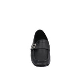Fendi Black Calfskin Slip-On Loafers - Detail view