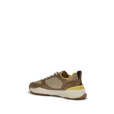 Fendi Flow Calfskin Suede Sneakers - Back view