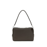 Fendi Brown Calf Leather Bos Taurus Shoulder Bag - Front view