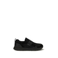 Prada Black Calf Leather Athletic Sneakers - Front view