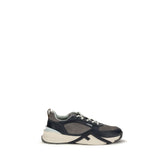 Multicolor Calf Leather Bos Taurus Athletic Sneakers - Front view