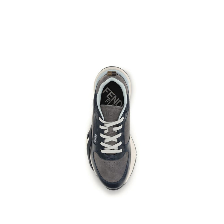 Multicolor Calf Leather Bos Taurus Athletic Sneakers - Detail view