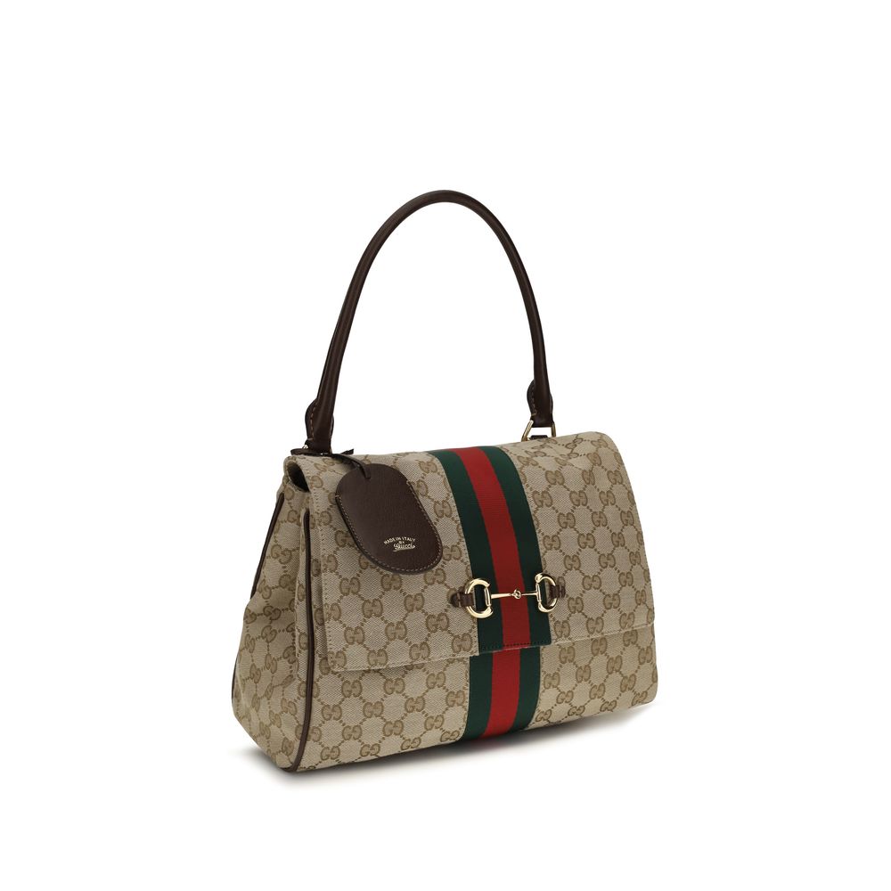 Gucci Paparazzo Brown Leather Handbag - Side view