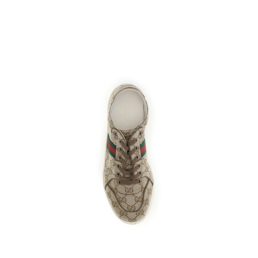 Gucci Beige Polyester Athletic Sneakers - AW26 (Ref. GU871611FAF489644) - Detail view