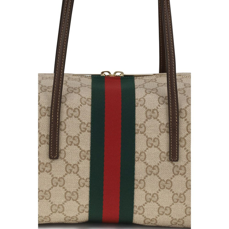 Gucci Beige Cotton Handbag - AW26 29x14cm - Detail view