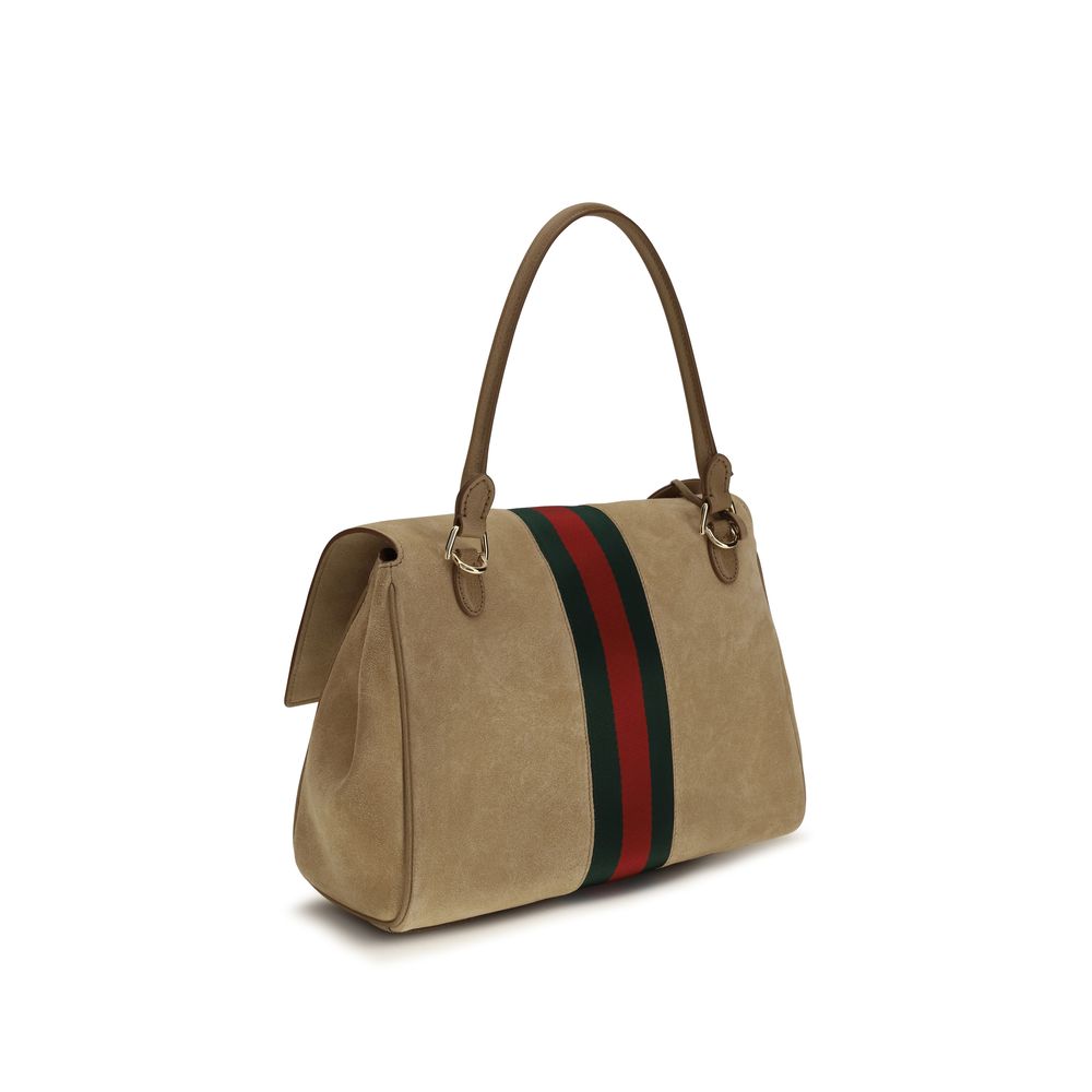 Gucci Beige Calf Leather Handbag - Back view