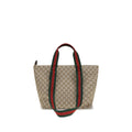 Gucci Beige Polyester Shoulder Bag - AW26 28.5x27cm - Front view