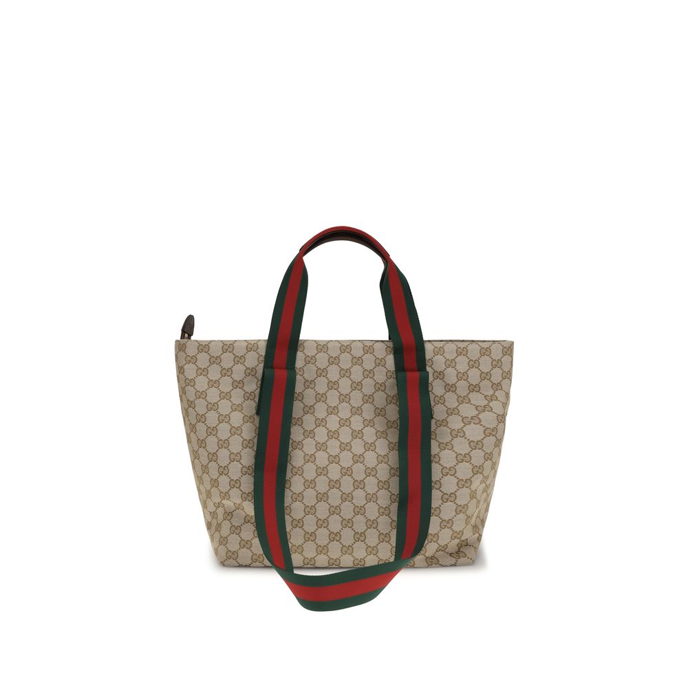Gucci Beige Polyester Shoulder Bag - AW26 28.5x27cm - Front view