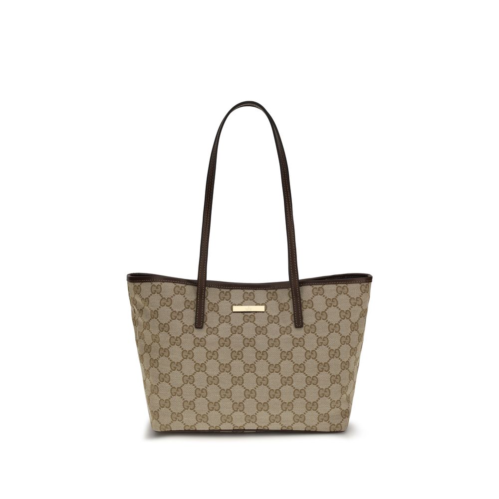Gucci Large Tribeca GG Fabric Tote Bag - Front view