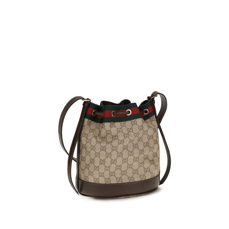 Gucci Beige Cotton Handbag - AW26 25x19cm - Back view