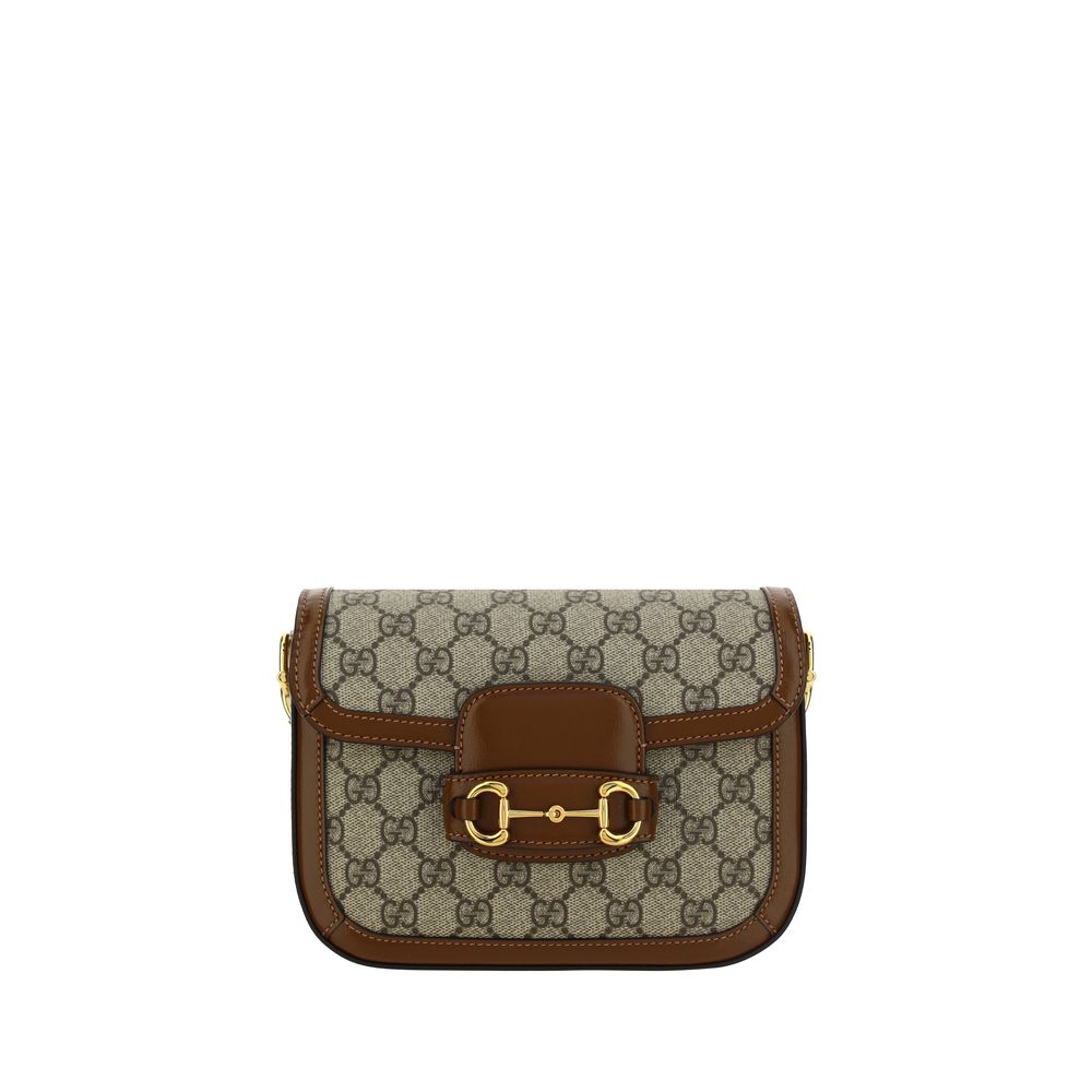 Gucci Brown Polyethylene Handbag - AW26 20.5×14.5cm - Front view
