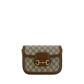 Gucci Brown Polyethylene Handbag - AW26 20.5×14.5cm - Front view