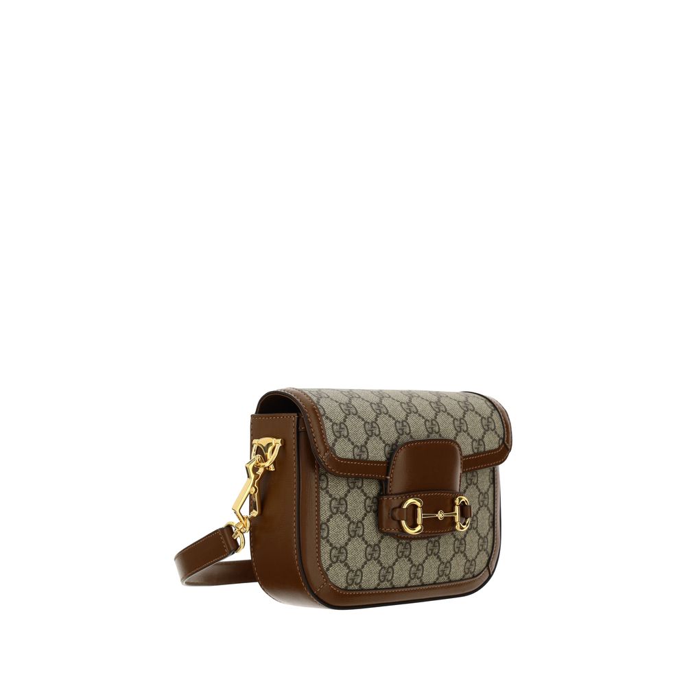 Gucci Brown Polyethylene Handbag - AW26 20.5×14.5cm - Side view