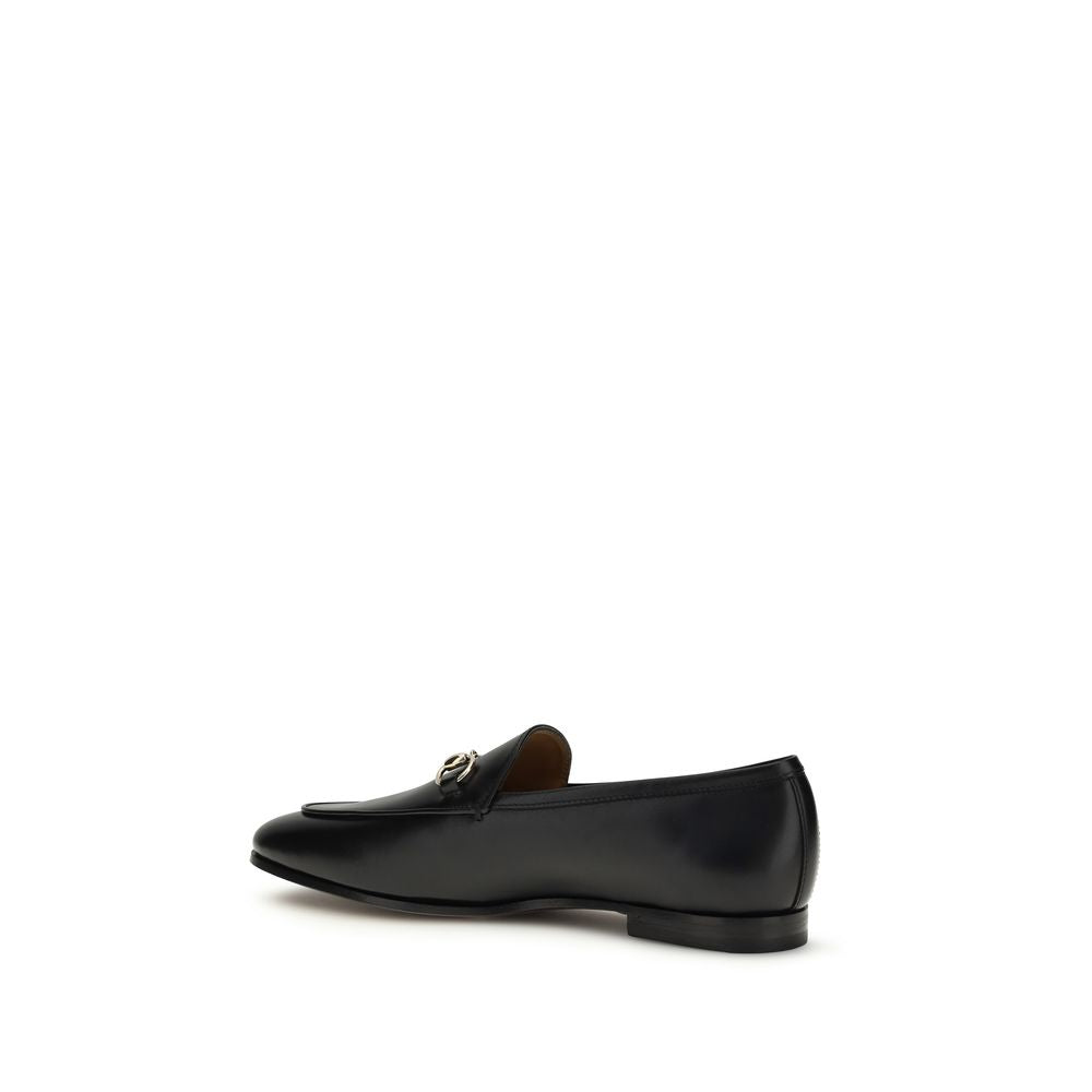 Gucci Black Calf Leather Slip On Loafers - AW26 (Ref. GU786016AADCW1000) - Back view