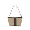 Gucci Beige Cotton Handbag - AW26 17.5x12cm - Front view