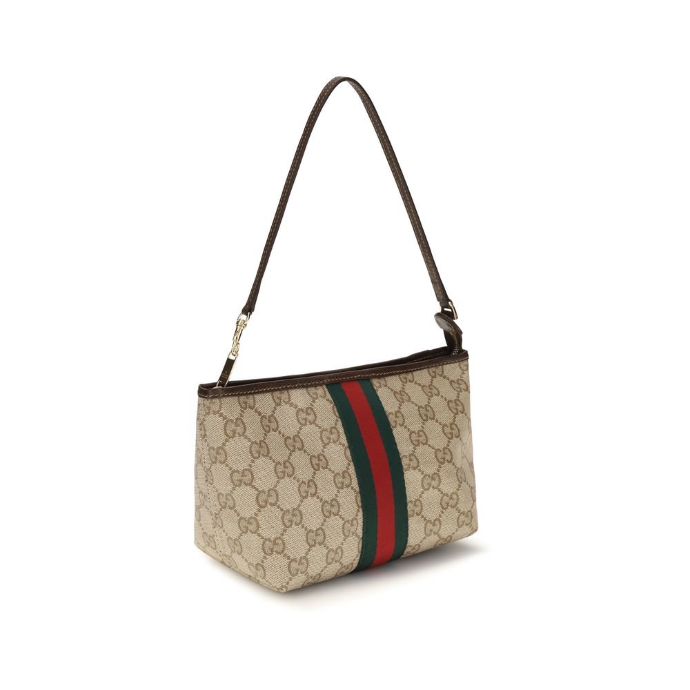 Gucci Beige Cotton Handbag - AW26 17.5x12cm - Side view