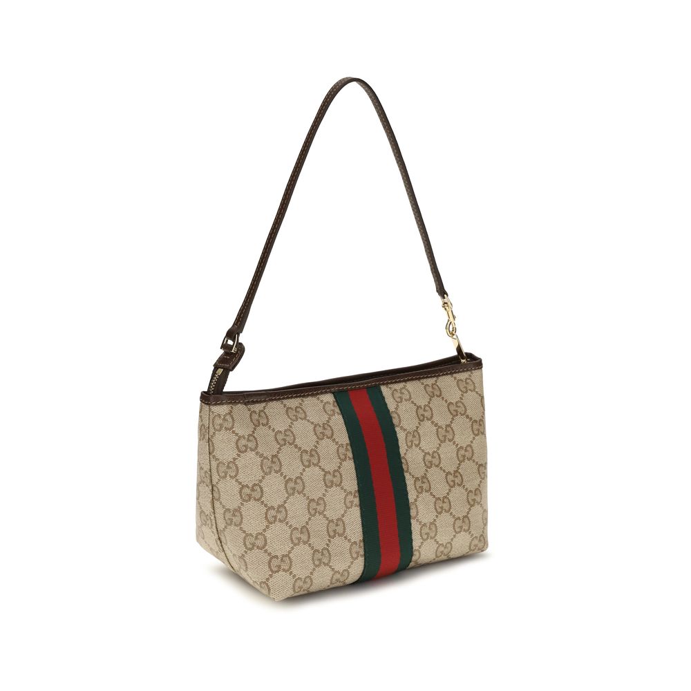 Gucci Beige Cotton Handbag - AW26 17.5x12cm - Back view