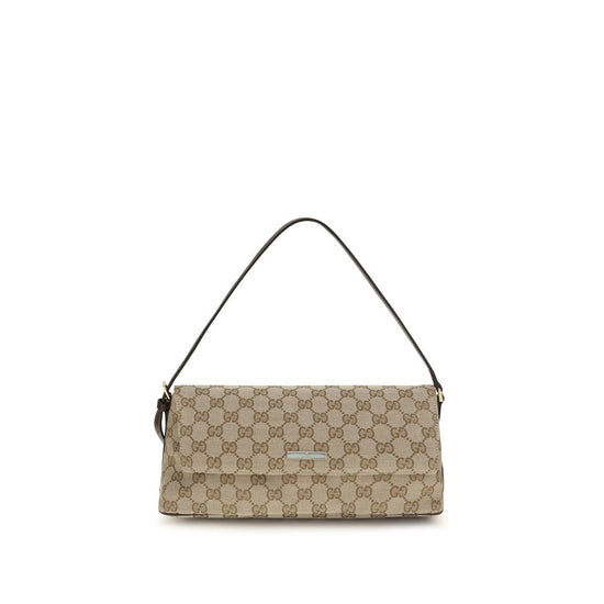 Gucci Brown Polyester Handbag - Front view