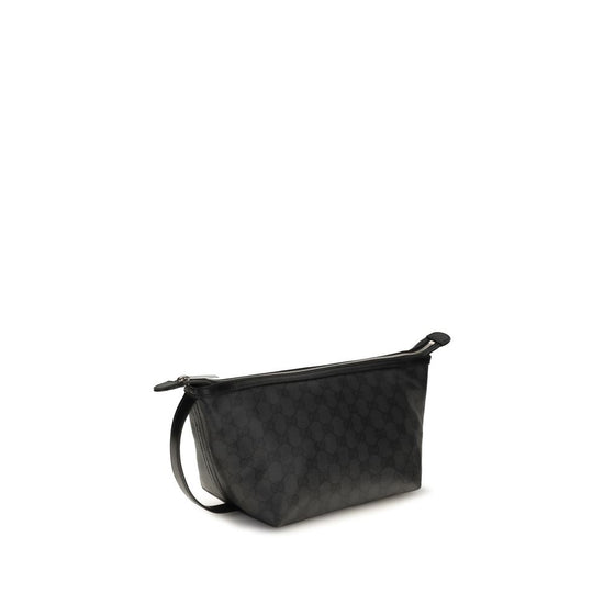 Gucci Black Cotton Clutch Bag - Side view