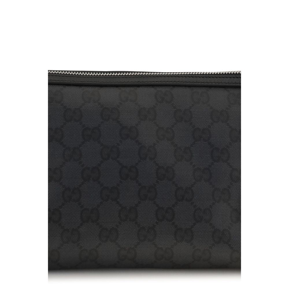 Gucci Black Cotton Clutch Bag - Detail view