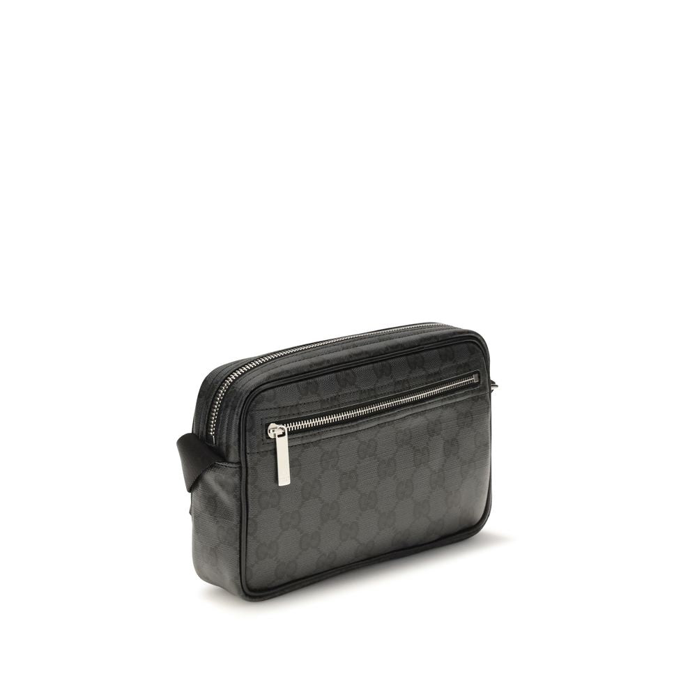 Gucci Mini Essence GG Fabric Shoulder Bag - Back view
