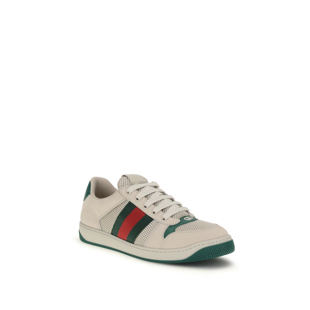 Gucci Beige Polyester Athletic Sneakers - AW26 (Ref. GUA000GAFAGAT9545) - Side view