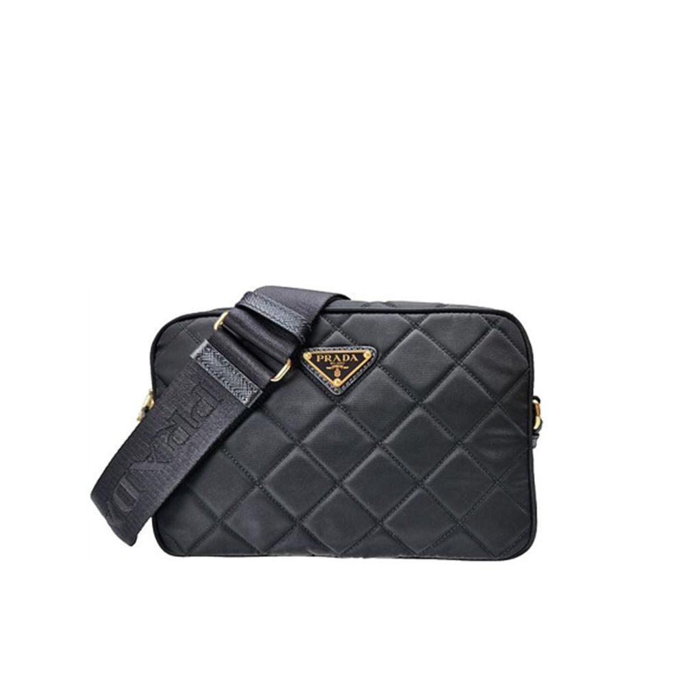 Prada Black Nylon Shoulder Bag (Ref. PR9183303499988) - Front view