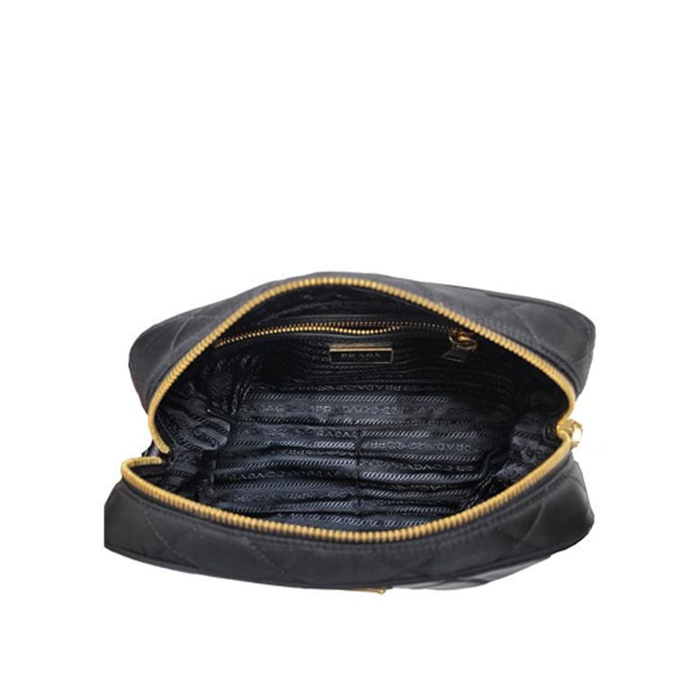 Prada Black Nylon Shoulder Bag (Ref. PR9183303499988) - Detail view