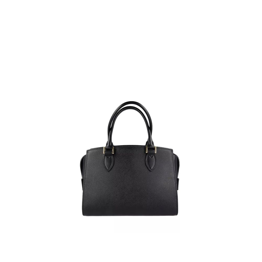 Prada Black Calfskin Handbag - Back view