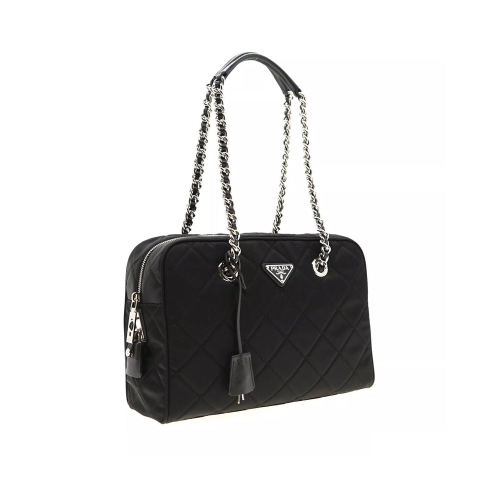 Prada Black Nylon Shoulder Bag (Ref. PR9183303794900) - Side view